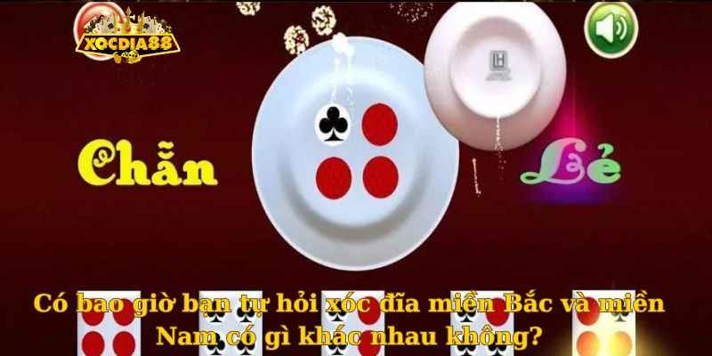 Có bao giờ bạn tự hỏi xóc đĩa miền Bắc và miền Nam có gì khác nhau không?